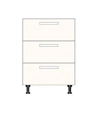 Corp inferior cu 3 sertare  identice